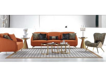Woonkamer 2x salontafel Rond Luxe tafel Salontafel Ontwerp Tafels Stijl Meubels