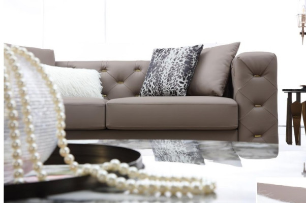 Bankstel 3-zits Modern Bankstel Woonkamer Designer Bank Textiel Nieuw