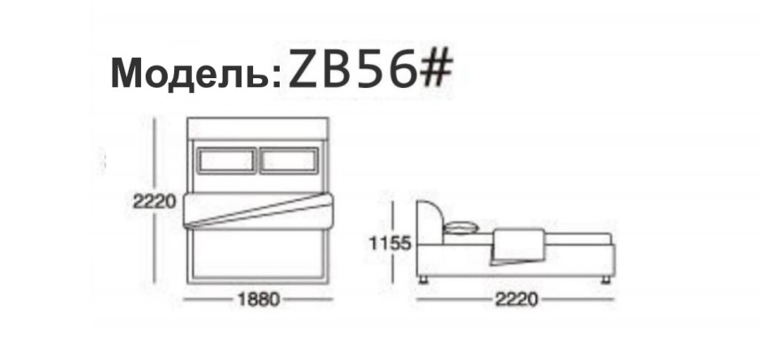 Bed 180x200cm textiel Slaapkamermeubels Luxe Modern Bedontwerp Fluweel