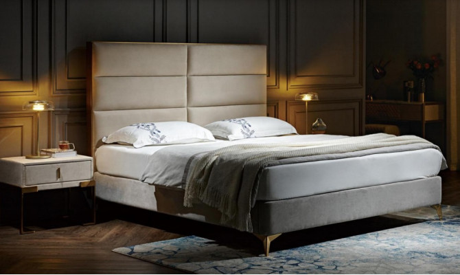 Bed 2x Nightstand 3-piece. Bedroom Set Design Luxury Bedroom Hotel Furniture