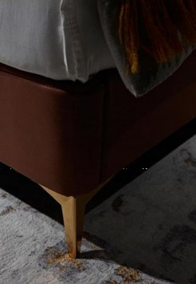 Luxe bed gestoffeerd bed lederen slaapkamer bedden 180x200cm tweepersoonsbed hotel huwelijk