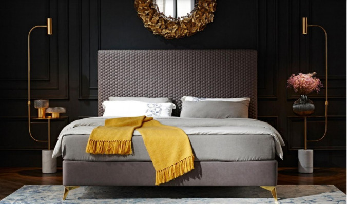 Ontwerp Luxe Luxe Gestoffeerd Bed Design Bed Lederen Bedden Tweepersoonsbed Bed