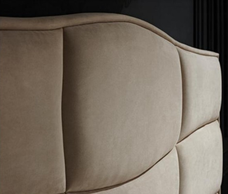 Slaapkamer tweepersoonsbed 180x200 cm Luxe bed Modern Textiel Nieuw