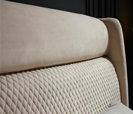 Tweepersoonsbed Slaapkamer Hotel Echtgenoot Luxe Bed 2x Nachtkastje 3-delige set Bedden Nieuw
