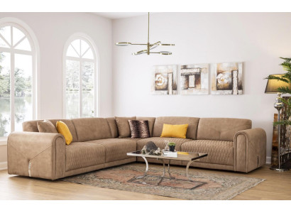 Textiel Sofa Bank Hoekbank Loungeset Gestoffeerde Banken Bankstellen Meubels Stof