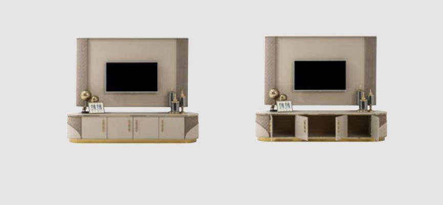 Moderne TV-lage Luxe tv-kast Stijlvol RTV Woonkamer tv-dressoir NIEUW