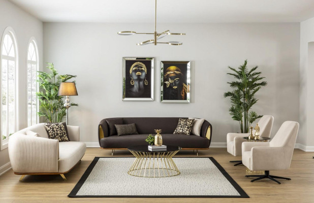 Moderne fauteuil van één zitplaats Luxe fauteuil Inrichting Woonkamer Bank 1-zitter Nieuw