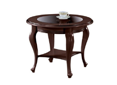 Ronde tafel, salontafel, tafels, massief hout, bijzettafel, nieuw V-5A.