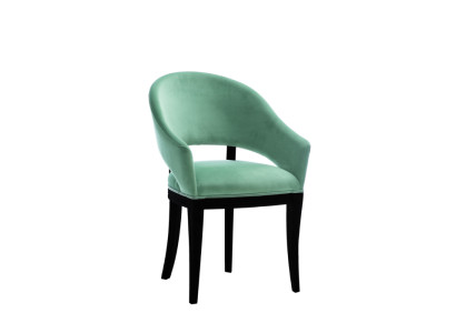 Luxe design gestoffeerde stoel stoelen zit leuning kantoor hout kantoor eetkamer