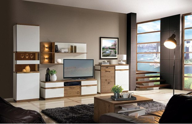 Klassieke salontafel houten bijzettafel design tafels woonkamer CM S3
