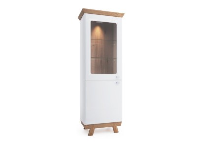 Moderne vitrinekast woonkamer hoge kast hotel vitrines Aspen AS-W12