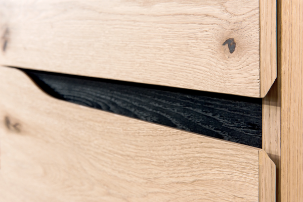 Ladekast Sideboard Hoog dressoir Kast Dressoir 2 deuren 3 laden Plank Hotel