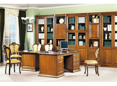 Klassieke bureaumeubels voor op het bureau, kantoor bureau Chef bureaus echt hout SE-S3