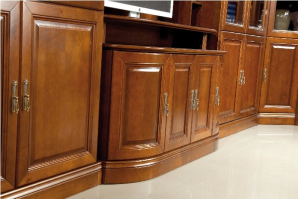 Klassieke kasten kast wandmeubel houten kast vitrineplank - Model BA-12