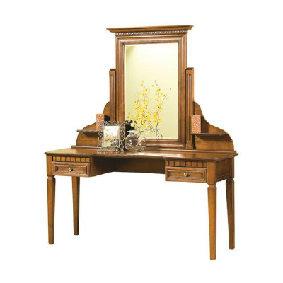Klassieke console kaptafelspiegel secretaire tafel nacht make-uptafelspiegel