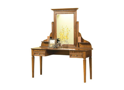 Klassieke console kaptafelspiegel secretaire tafel nacht make-uptafelspiegel