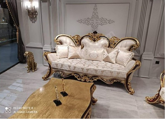 Bankstel Klassiek Barok Rococo 3+1 Zits Bankstel Meubel Compleet