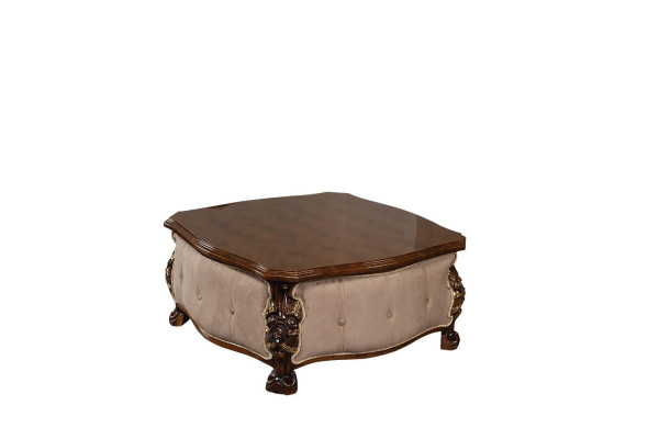 Houten salontafel Klassieke woonkamertafels Meubels Bruin Vierkant