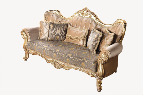 Chesterfield bankstel bank stoffering meubels barok rococo tafel 3-delig  Chesterfield bankstel bank bekleding meubels barok rococo tafel 3-delig