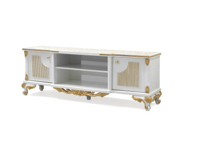 Klassieke dressoir tv-standaard commode houten lowboard dressoirs barok.