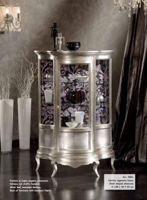 Vitrine glazen kast vitrine woonkamer hout dressoir luxe meubels plank nieuw