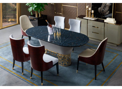 Compleet set eettafel 4x stoelen eetkamerset eetgroep houten tafel tafels