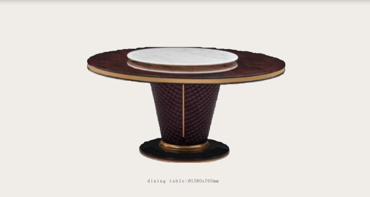 Eettafel Ronde tafel Eetkamer Woonkamer Set Hout Ontwerp Tafels