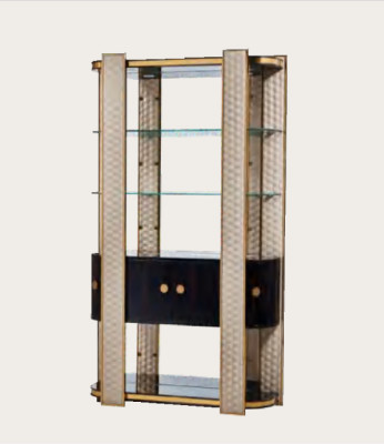 Ontwerper Vitrine Houten Kast Kasten Woonkamer Planken Kantoorplanken Glazen kast