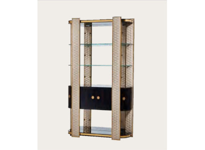 Ontwerper Vitrine Houten Kast Kasten Woonkamer Planken Kantoorplanken Glazen kast