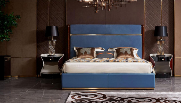Designbed 2x nachtkastje 3-delig slaapkamerset luxe complete set