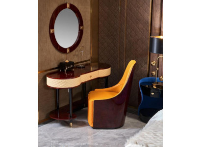 Kaptafel Spiegel Stoel Complete Set Commode Slaapkamer Modern