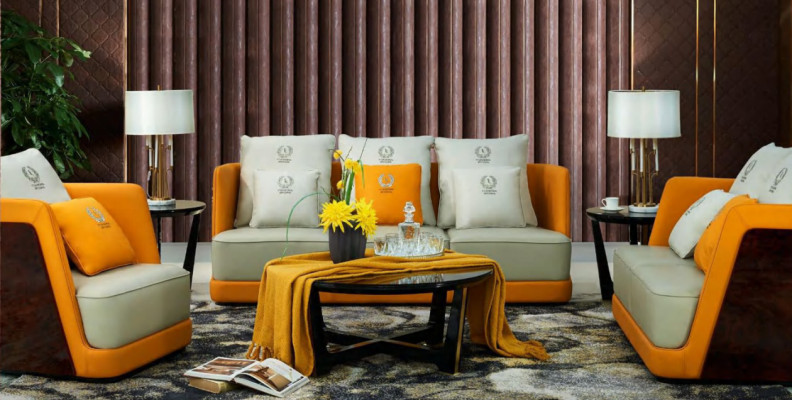 Ontwerp meubels Bank Coch 3-zits bekleding woonkamer banken banken lederen driezitter