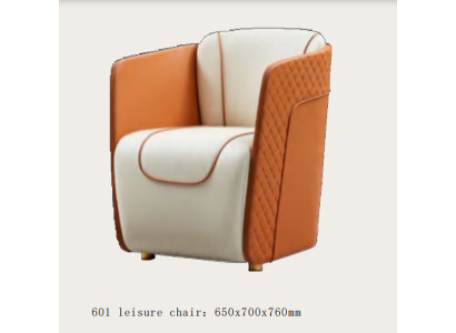 Fauteuil Ontwerp Bank Bank Ontspannen Leer Decoratie Lounge Club Bekleding Zitter Luxe