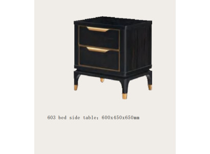 Nachtkastje Nachtkastje Ladenkast Bijzettafel Console Hoogglans Goud