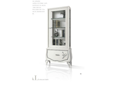 Vitrine glas kast kasten plank hout vitrine ontwerp modern woonkamer nieuw