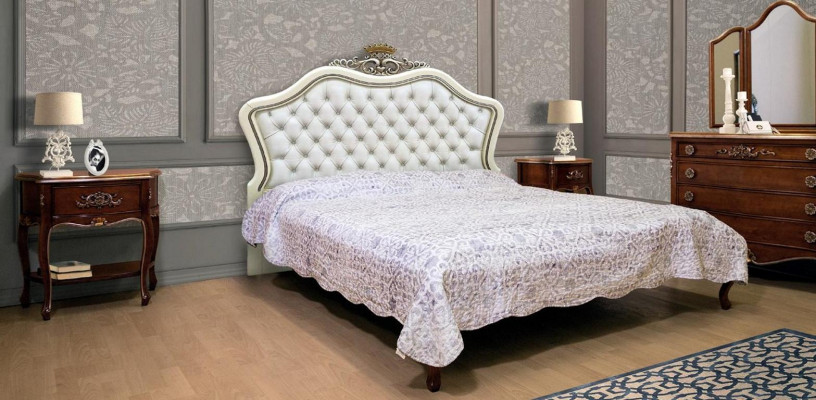 Tweepersoonsbed Bedden Slaapkamer Meubels Massief hout Vaccari cav giovanni Bed Nieuw