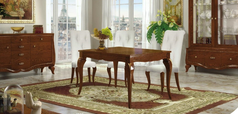 Uitschuifbare eettafel Houten tafel Tafels Modern Ontwerp Eetkamer Eet Luxe Meubels