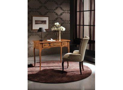 Kantoor Bureau + Stoel Compleet Set Meubels Tafels Luxe Italië Tafel 2-delig.