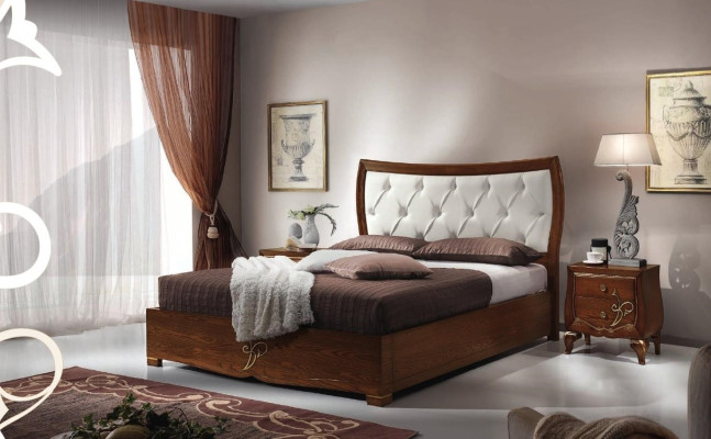 Bedden Bedframes Hout Dubbel Slaapkamer Bruin Modern Tweepersoonsbed Meubels
