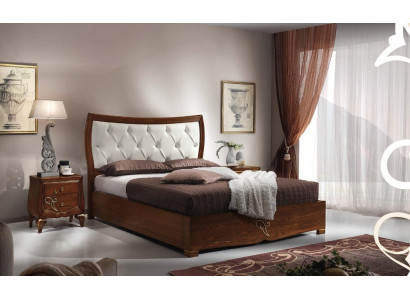 Slaapkamer Bed Nachtkastje Bedden Groep Hout Dubbel Ontwerp Set 3-delig.