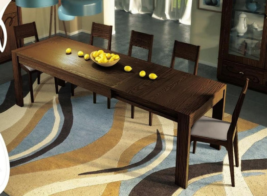 Eettafel Uittrekbare tafel Tafels Eettafels Meubels XXL Hout Ontwerp Modern Nieuw