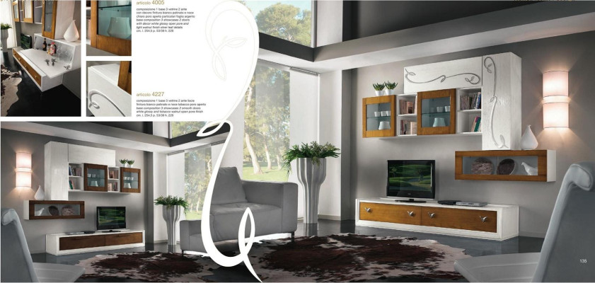 Woonwanden tv wand wandmeubel woonkamer meubels rtv woonkast plank design