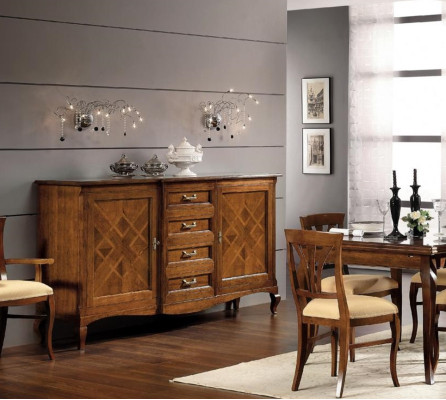 Buffet Kast Dressoir Kabinet Ladekast Vitrine Woonkamer Hout Ladekasten Nieuw