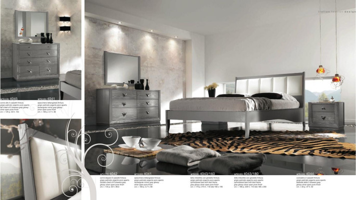 Slaapkamer Bed Nachtkastje Commode Spiegel Garnituur Groep Dubbel Nieuw Set 5-delig