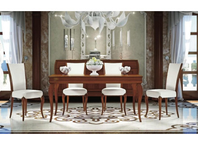 Eetkamer eettafel stoel Uittrekbaar Tafel Tafels Groep Hout Ontwerp Set 5-delig.