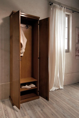 Garderobe Kledingkast Kast Natuurhout Massief hout Kasten Gang Massief Hout