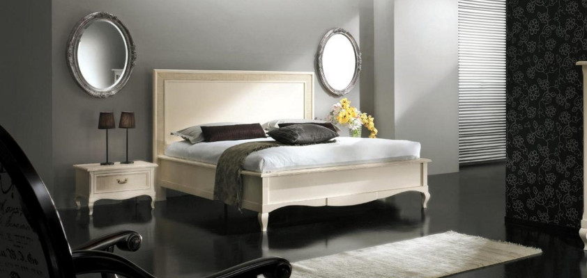Tweepersoonsbed Bedden Slaapkamer Meubels Massief hout Vaccari cav giovanni Bed Nieuw