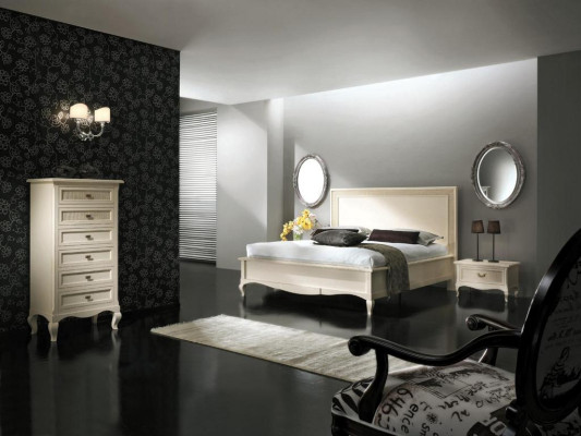Tweepersoonsbed Bedden Slaapkamer Meubels Massief hout Vaccari cav giovanni Bed Nieuw