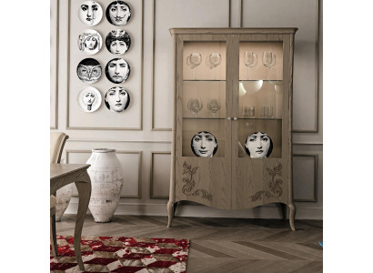 Woonkamer dressoir glazen kast vitrine eetkamer dressoir houten kasten meubels