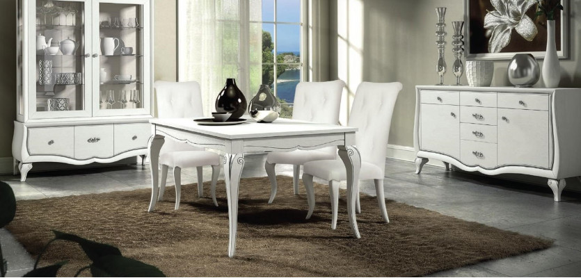 Tafel Hout Tafels Modern Ontwerp Eetkamer Eten Luxe Italië Uitschuifbare eettafel